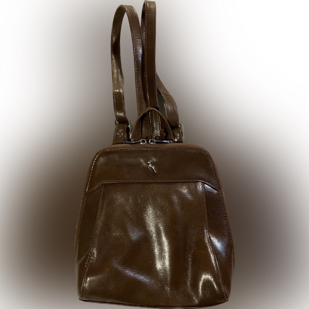 NWOT Ashwood Genuine Leather Backpack